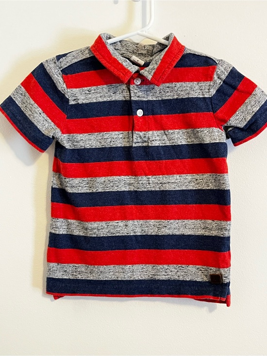 Janie and Jack Other - Janie and Jack Toddler Boys 3 Striped Polo Shirt Cotton Preppy Short Sleeve